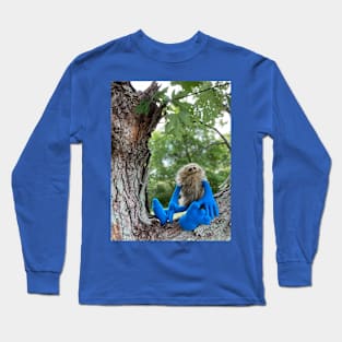 Herby the Hairball in nature Long Sleeve T-Shirt